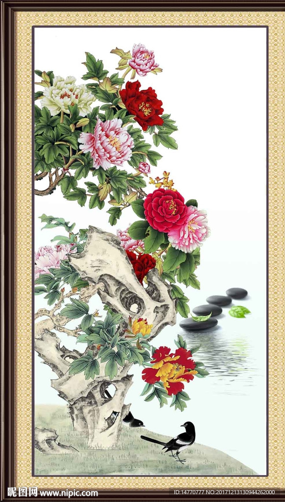 国画牡丹