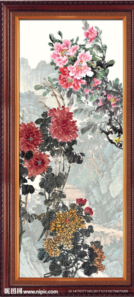 国画牡丹