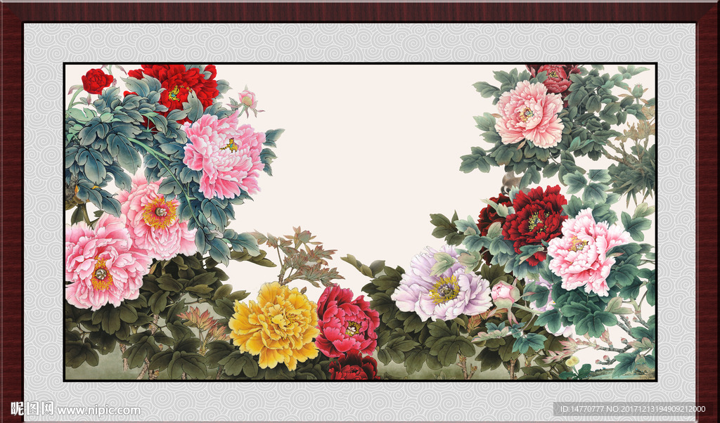 国画牡丹