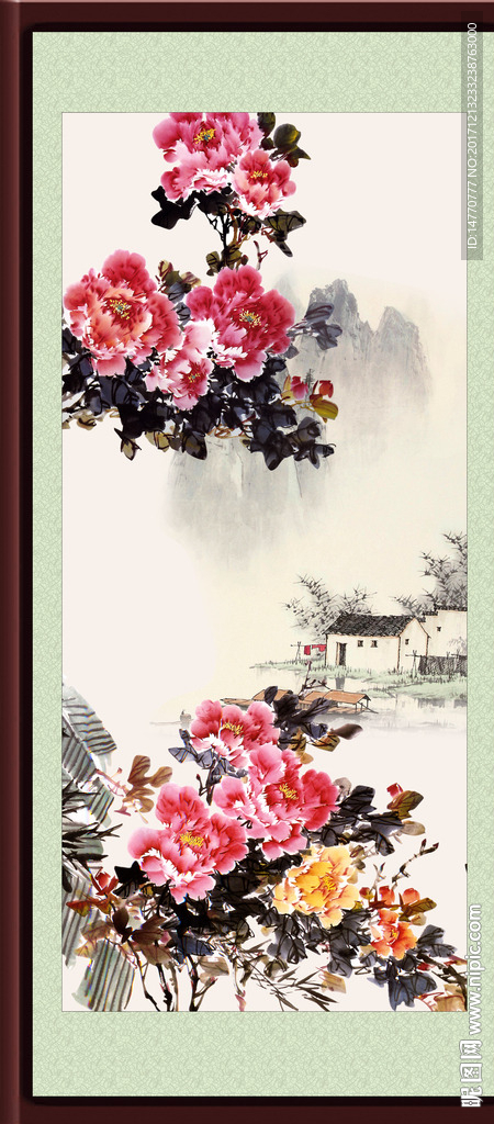 国画牡丹