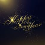 金色新年背景