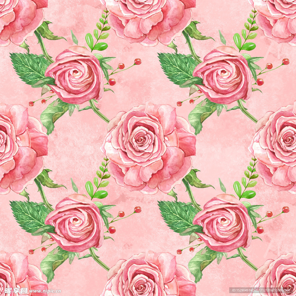 粉色玫瑰花背景