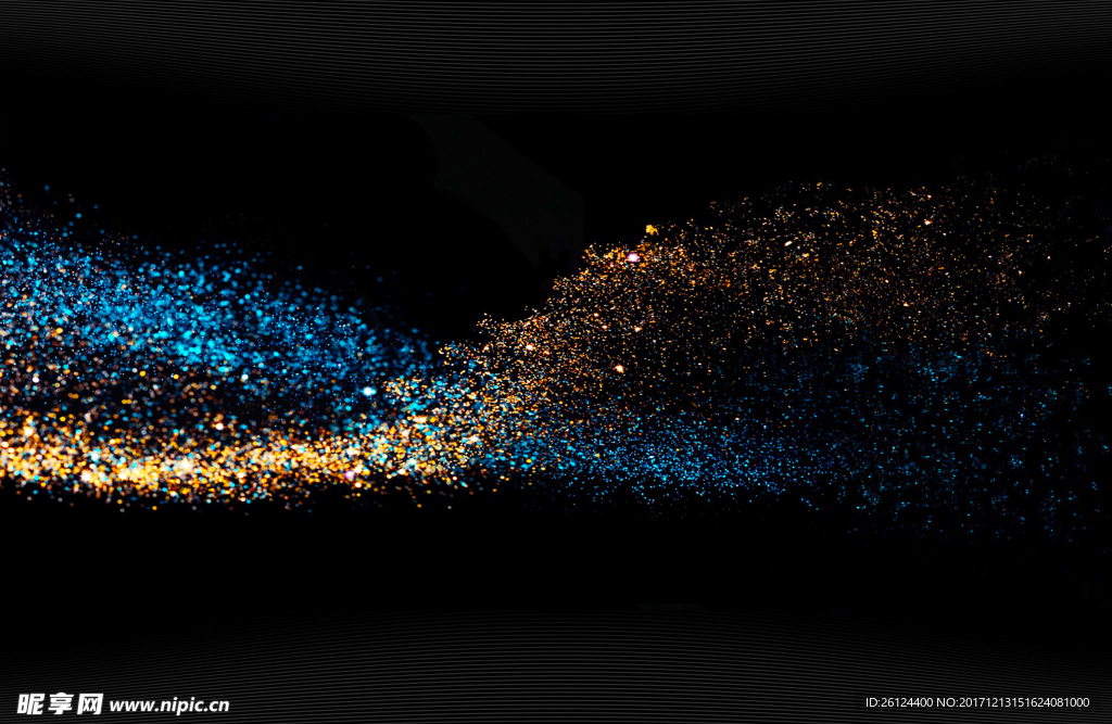 科技 几何 立体 粒子 光影