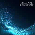 动感海浪矢量素材