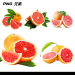 西柚免扣元素