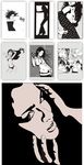 速写风格人物 性感 女性 女人