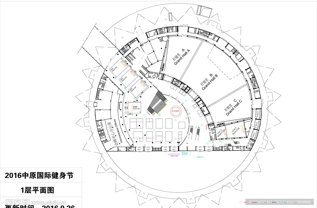 郑州国际会展中心平面图