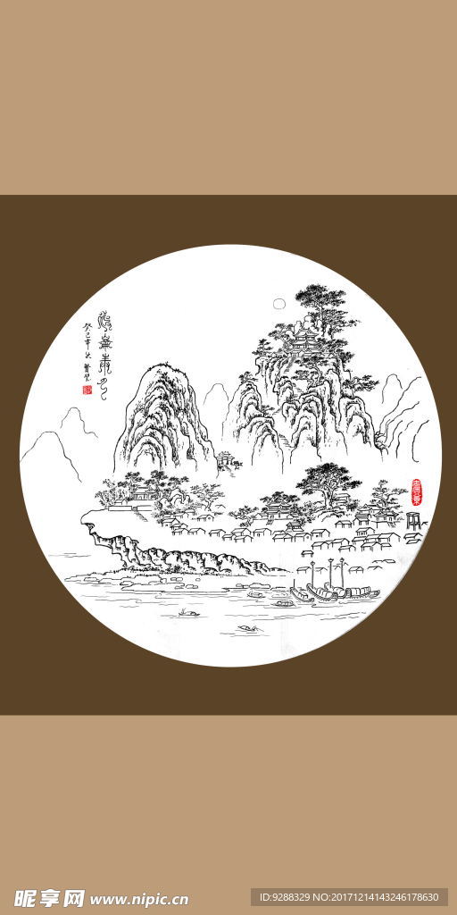 安居八景—波仑捧月（高清）