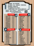 音乐酒吧菜单反面