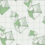 抽象幻想平面错觉线条几何体矢量