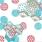 抽象幻想平面错觉立体感矢量图案