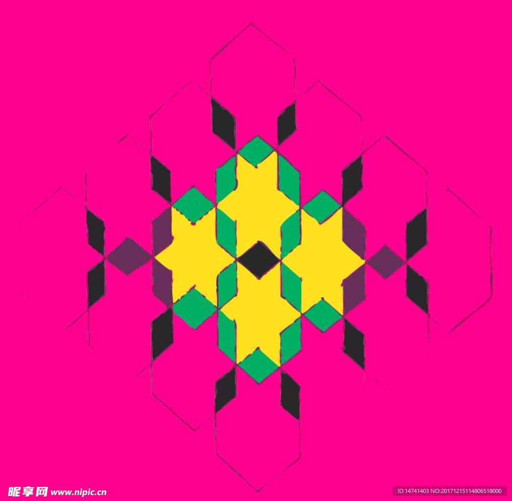 菱形几何图案排列矢量图