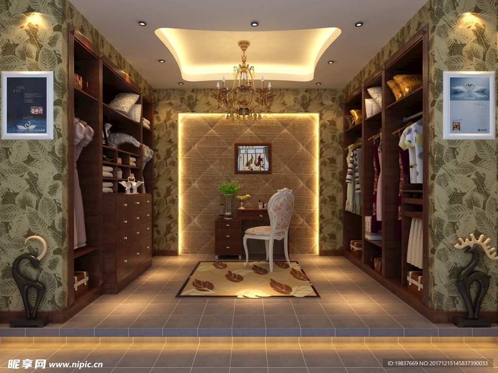 衣帽间简欧系列