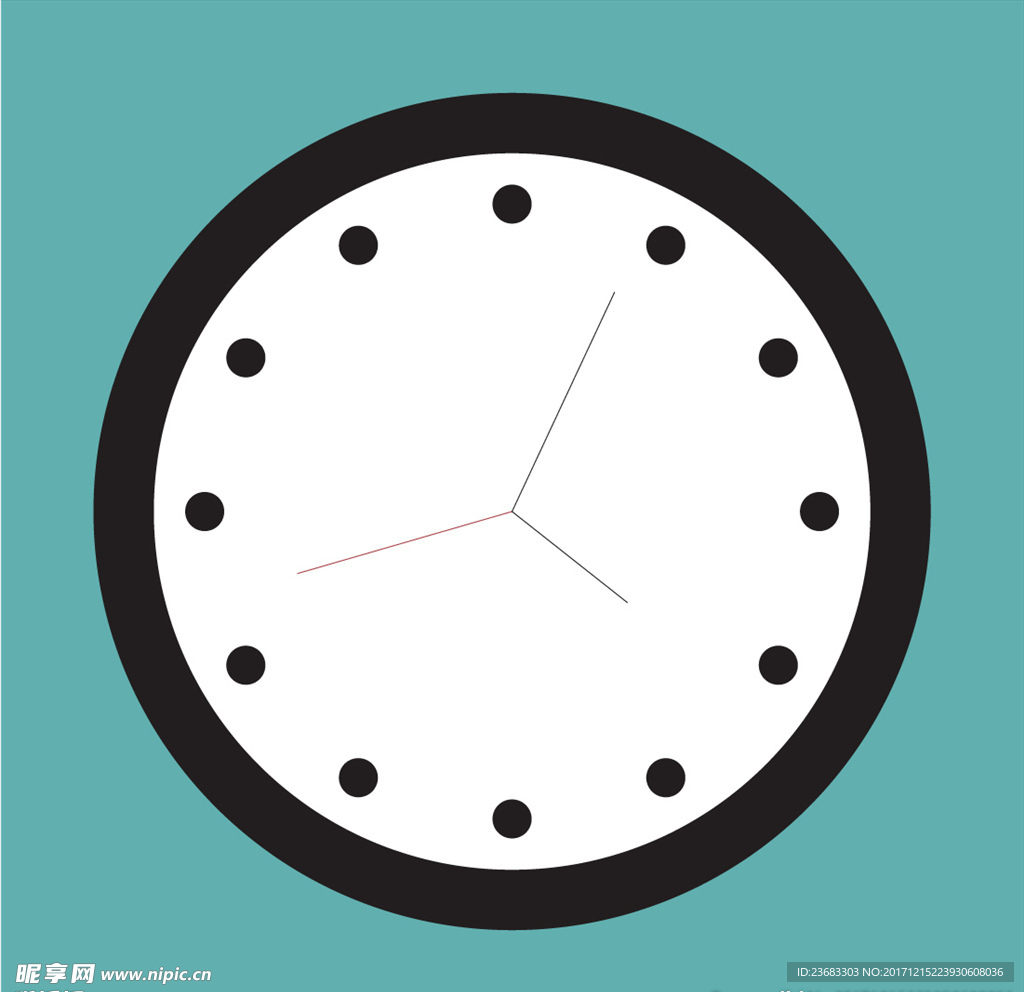 钟矢量素材
