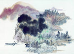 水墨山水画图片