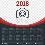 2018日历设计