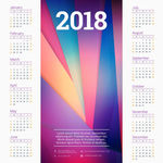2018日历设计