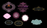 欧式花纹婚礼LOGO