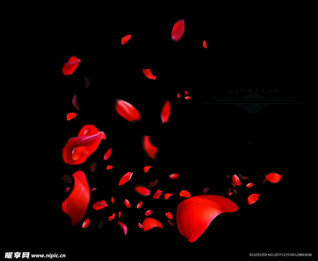 PS花瓣素材    桃花花瓣