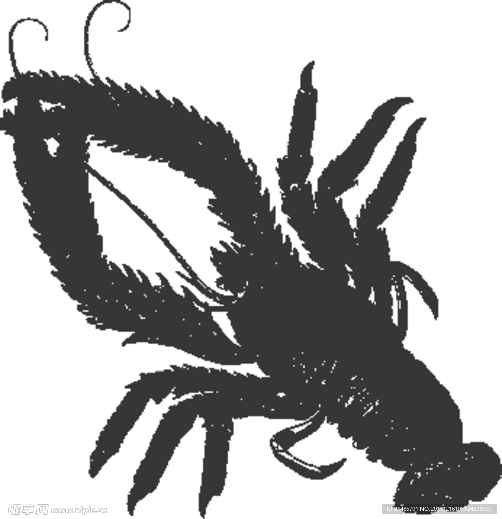 手绘海洋生物