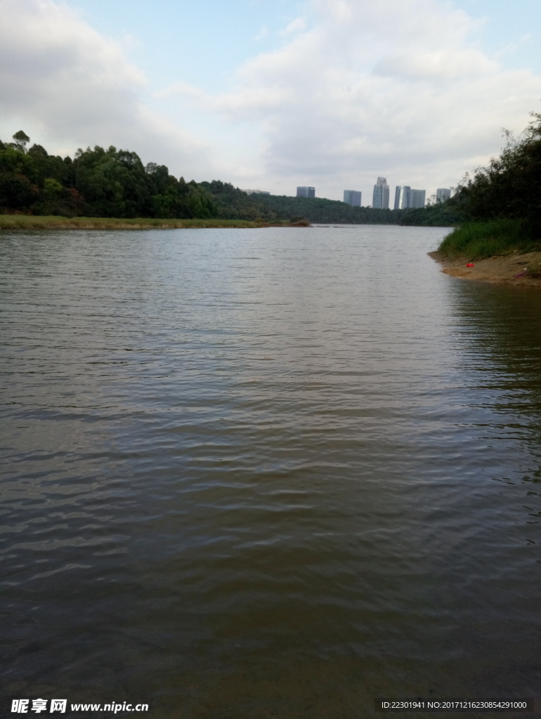 水上城市 湖泊