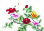 中式花鸟工笔画