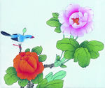 中式花鸟工笔画