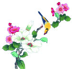 中式花鸟工笔画