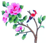 中式花鸟工笔画