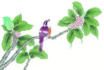 中式花鸟工笔画