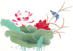 中式花鸟工笔画