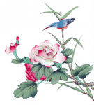 中式花鸟工笔画