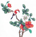 中式花鸟工笔画