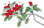 中式花鸟工笔画