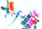 中式花鸟工笔画