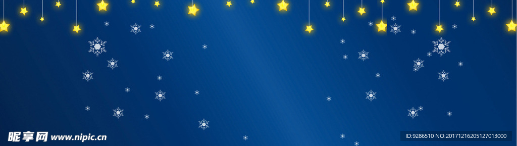蓝天星星背景