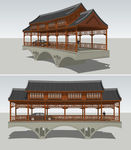 仿古桥