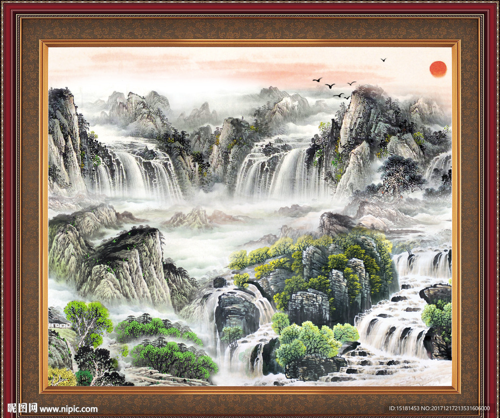 山水国画