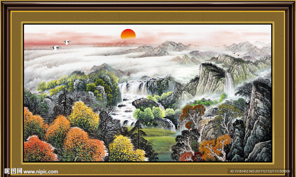 山水国画