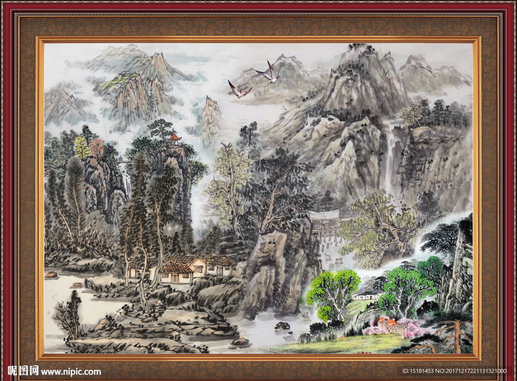 山水国画