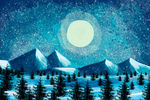 冬季雪景