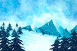 冬季雪景