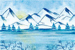 冬季雪景