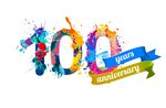 100周年色彩喷溅潮流icon