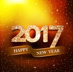 温暖2017新年快乐背景