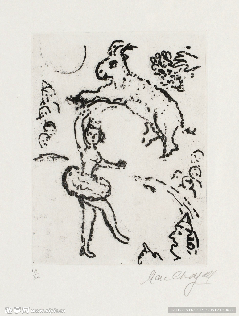 印象派  抽象画 夏加尔作品