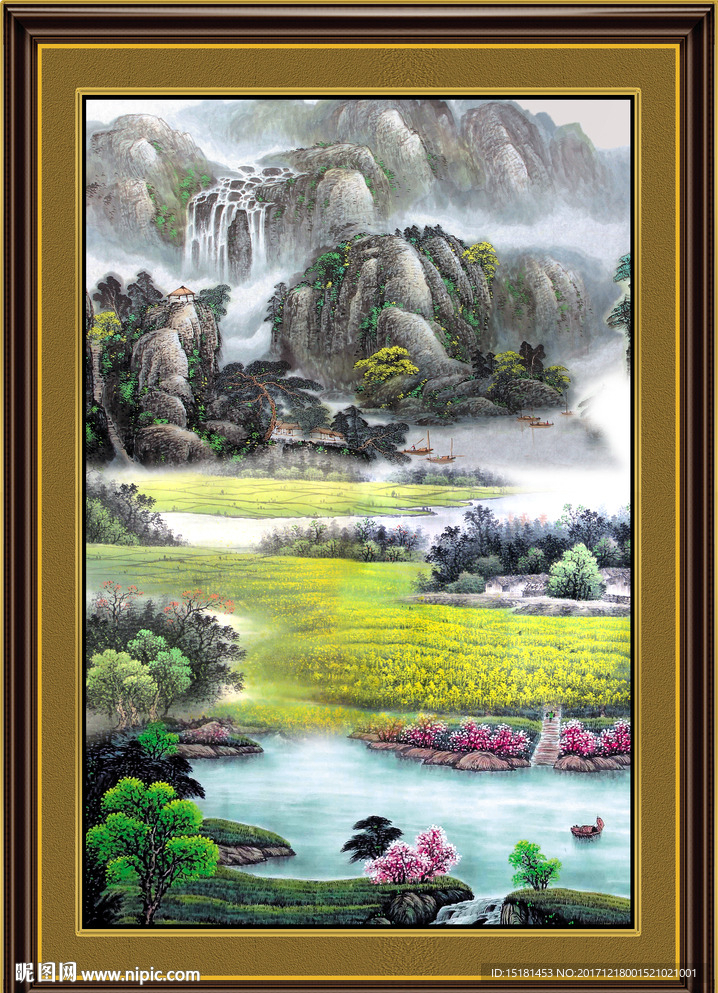 山水国画