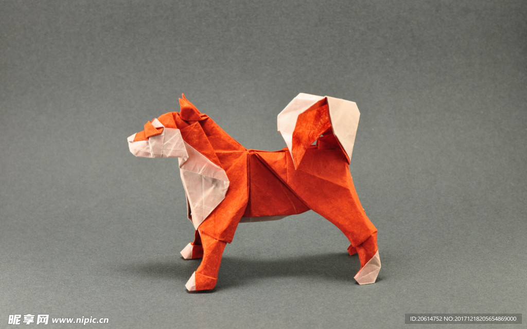 叠纸猎犬手工品