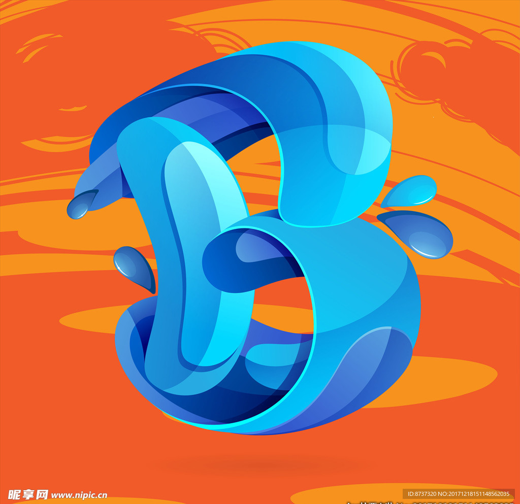 矢量卡通手写艺术字图片