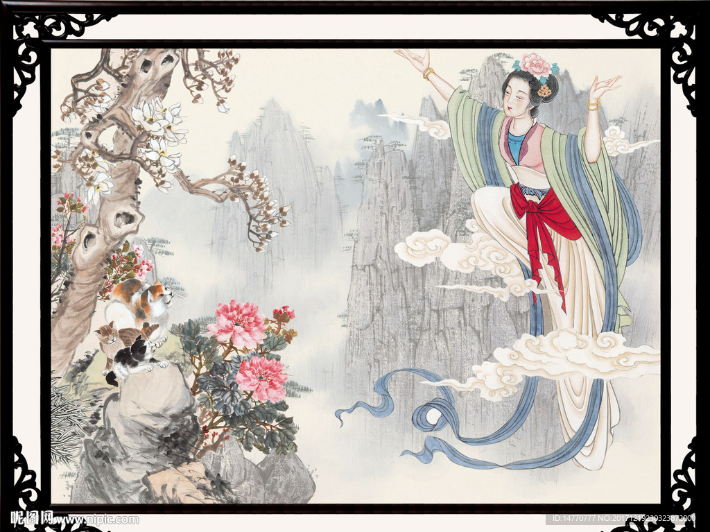 古典美女 飞天
